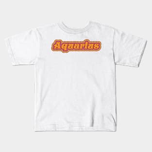 Zodiac Aquarius Kids T-Shirt